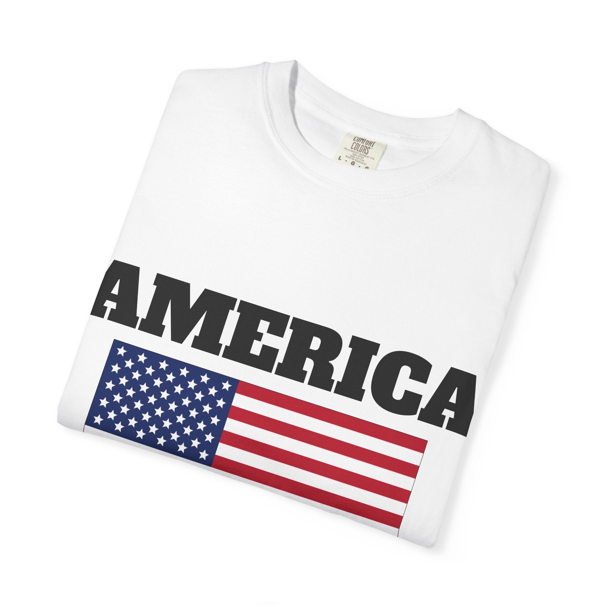 AMERICA FIRST TEE - WHITE