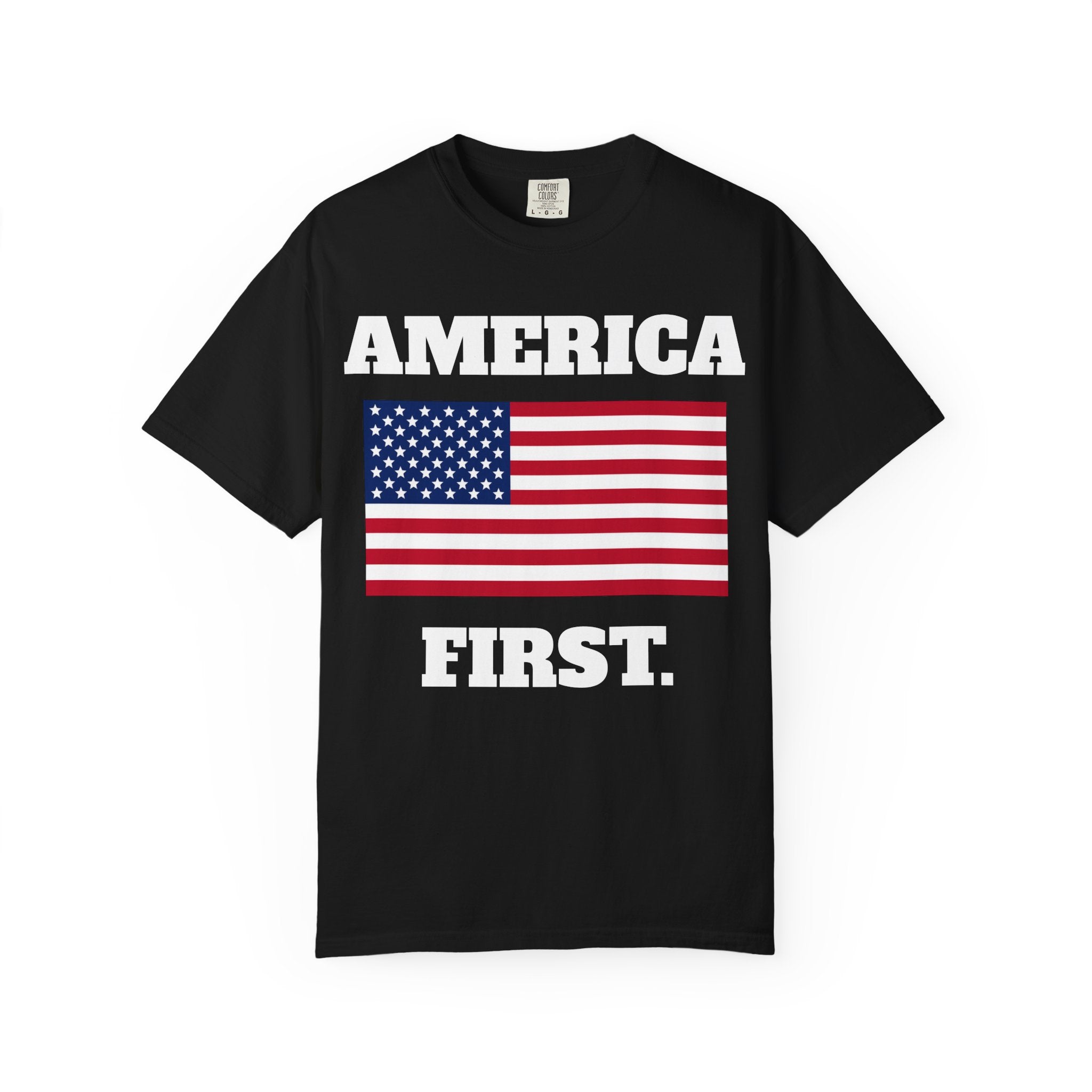 AMERICA FIRST TEE - BLACK