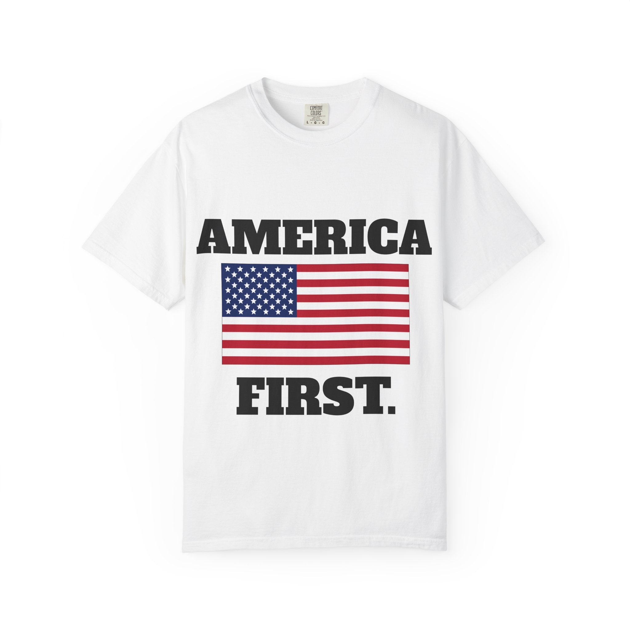 AMERICA FIRST TEE - WHITE
