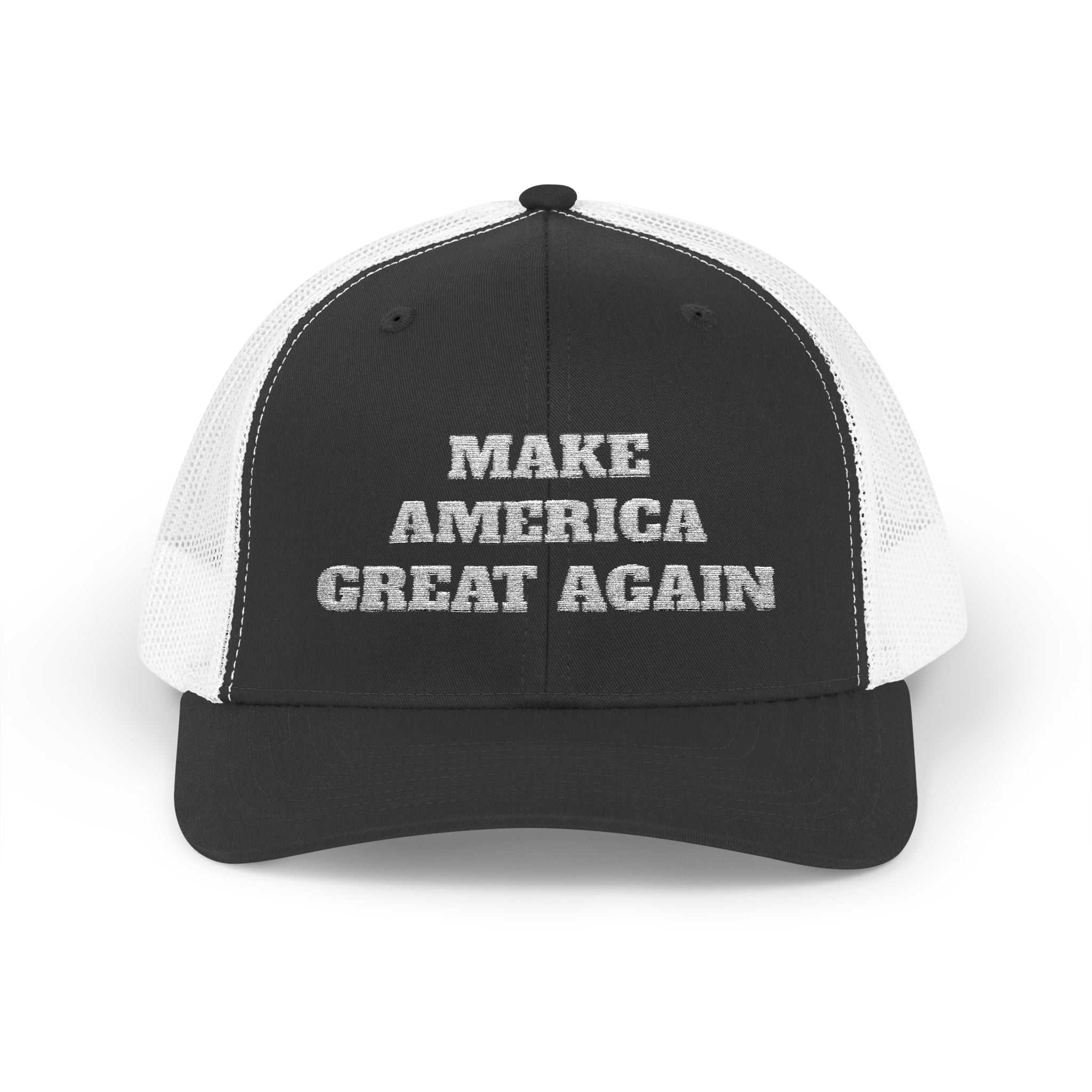MAKE AMERICA GREAT AGAIN HAT - BLACK AND WHITE